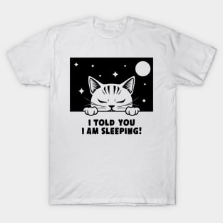 Sleeping Dreaming Cat, Cat Nap T-Shirt